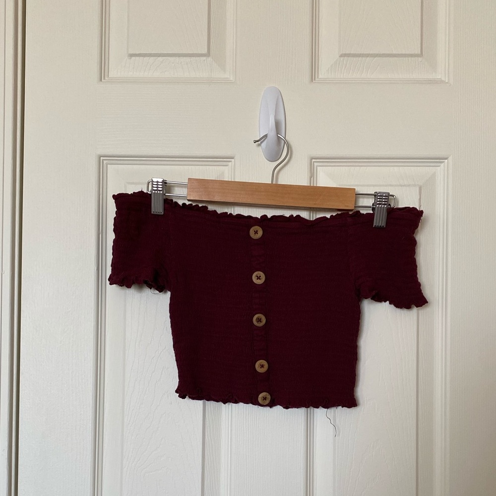LA hearts crop top